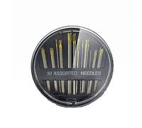 Lote de 30 agujas de coser, 29 mm, 36 mm, 41 mm, 42 mm, 46 mm, 50 mm, para patchwork, acolchado, costura, agujas de mano, agujas de coser, aguja de cola de oro