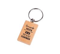 Lote de 30 Llaveros Madera 1ª Comunión con Frase Recuerdo MOLÓN - Llaveros Originales, Detalles, Regalos y Recuerdos de Comuniones