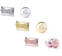 Lote de 30 Monederos Metalizados + 30 Bálsamos labiales, surtido en colores. Lip gloss boda. detalles originales boda, monederos colour.