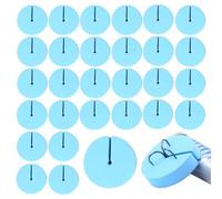 Lote de 30 Protège-Hameçons Triples, Capuchons Pêche Accesorios Anti-Nœuds Portables 12/10/5 cm | Protección Durable Pour Hameçon, Utilization Prolongée, Couleurs Rouge et Bleu