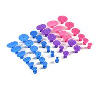 36 UNIDS Herramientas de Reparación de Abolladuras Sin pintura del Cuerpo Del Coche Auto Pegamento Tabs Remover Kits de extracción