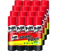Pritt Barra Adhesiva, pegamento infantil seguro para niños para hacer manualidades, cola universal de adhesión fuerte para estuche escolar y oficina, 4x22 g Pritt Stick