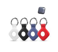 Lote de 4 fundas protectoras de silicona para rastreador UGREEN FineTrack, anti-pérdida, funda protectora completa daunke (adecuada para personas mayores, mascotas, mochila