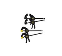 Lote de 4 Gatos Rápidos - STANLEY - L 300 mm - M 150 mm - Mango Ergonómico Antideslizante