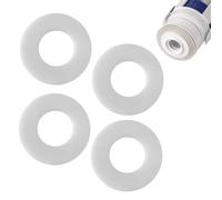 Lote de 4 Juntas de Válvula de Cisterna, Recambio para WC Suspendido Compatible con Geberit, Junta de Repuesto Apta para Referencia 816.418.00.1, Reparación Antifugas para Cisterna