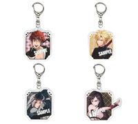 Lote de 4 llaveros Final Fantasy VII Rebirth XIV Tifa - Personajes Kawaii, ideal para regalo Otaku (Fans de Anime)