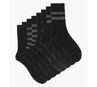Lote de 4 pares de calcetines altos Hombre Talla 40/45. Color Negro
