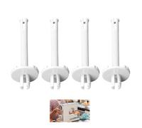 Lote de 4 Pasador Carrete para máquina de Coser, Soporte de Bobina Hilo Costura Compatibile con Toyota RS2000, Porta-Bobina Blanca Plástico (6 x 2 cm), Piezas Repuesto Para mMáquinas