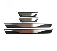 Lote de 4 pedales de umbral de puerta de acero inoxidable ABS para modelos 2019-2022, compatibles con Mazda compatibles con CX-30, CX30 y CX 30. estribo vehículo pedal pie