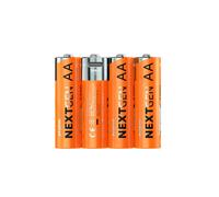 Lote de 4 Pilas AA Port USB-C Recargables Colección NextGen con Cable Xtorm Naranja