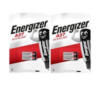 Lote de 4 pilas energezer A27 - 2 blister con 2 pilas - Alcalina 12 V