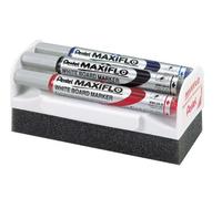 Lote de 4 rotuladores + Cepillo para cuadro - Pentel - 4 colores