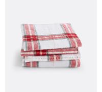 Lote de 4 servilletas, Thanksgiving. Talla 45 x 45 cm. Color blanco/rojo