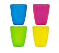 Lote de 4 vasitos para bebé Nuby (300 ml, a partir de 9 meses) | Los colores pueden variar
