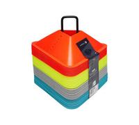 Lote de 40 conos Essential 4 colores (amarillo, naranja, gris, azul) Talla única