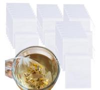 Lote de 400 Bolsitas de Té Desechables | Filtros de Té Compostables de Fibra de Maíz | Gran Formato 8×10 cm | Ideal para Tés, Infusiones y Tisanas Caseras