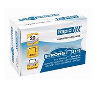 Lote de 5 cajas de 5000 grapas 21/4 Strong de acero galvanizado