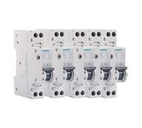 Lote de 5 interruptores eléctricos fase + neutro 16A