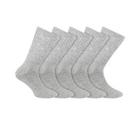 Lote de 5 pares de calcetines ecodim sport Hombre Talla 39/42. Color Gris