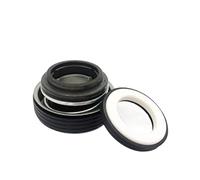 Lote de 5 sellos mecánicos móviles for bombas piscina FT-16 FT-16L FT, tamaño eje 16 mm, CAR/CER/NBR(FT-16L D7-35)