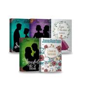 Lote de 5 volúmenes: Sanditon + Razão E + Emma + Mansfield Park + A Abadia