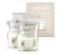 Lote de 50 bolsas de conservación de leche materna 250 ml healthy bag - para congelación, certificado a las normas alimentarias, 100% libre de BPA, preesterilizados, 100% impermeable, almacenamiento