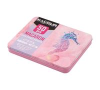 Lote de 50 crayons de couleur pastel macaron pré-taillés - crayons à mine douce pour artistes, débutants, dessin, croquis, ombrage, coloriage, fournitures artistiques professionnelles