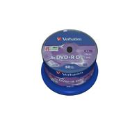 Lote de 50 DVD+R DL Verbatim - 8,5 GB - Eje