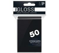 Lote de 50 mangas Ultra Pro Pro-Gloss formato estándar 66x91mm (Negro)