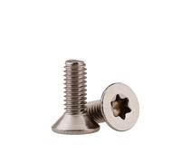 Lote de 50 Tornillos de Cabeza avellanada de Titanio Puro, Tornillos hexagonales ovalados de aleación de Titanio M1.6/M2/M2.5M3/M4/M5