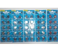 Lote de 50 VinNIC AG10 LR54 LR1130 SR1130 W L1131F 389 G10