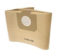 Lote de 6 bolsas de aspiradora, polvo, verticales, filtros de papel para varios aspiradores (marrón claro)