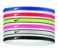 Lote de 6 diademas para mujer Nike Swoosh Sport Tipped TU