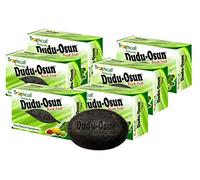 Lote de 6 jabones Tropical Naturals Dudu Osun, color negro