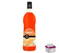 Lote de 6 jarabes de Gilbert - Melon - 6x1l