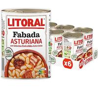 Lote de 6 latas fabada asturiana litoral 435gr