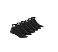 Lote de 6 pares de calcetines acolchados Sportswear Hombre Talla XL+. Color Negro