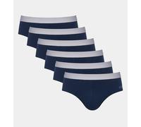 sloggi Men's Men Go ABC 2.0 Brief 6P Briefs, Navy, M
