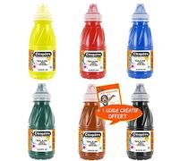 Lote de 6 viales en 250 ml Tinta china