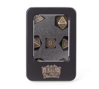 Lote de 7 Dados de Metal de 14 mm (lechada Metal) -