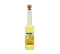 Lote de 8 Botellas de Cristal Sorgente Decorativas de Licor"Limoncello". Regalos Originales. Licores y Complementos. Detalles para Bodas, Comuniones, Bautizos y Cumpleaños. CC
