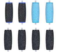 Lote de 8 rollos de repuesto para Scholl Velvet Smooth Rollos de cabeza eléctrica Rallador, 4 rodillos extra áspero y 4 rodillos