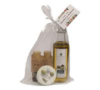Lote de Aceite de Oliva, Gel, Bodymilk y Pastilla de jabón de La Chinata (Pack 24 ud)