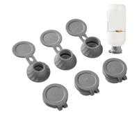 Lote de botellas de loción inversa genérica - TPE S M L 6pcs Set | Upside Down Emptying Bottle Caps Kit | Leakproof Transfer Connector Adapters Get from Shampoo Lotion Acondicioner Home Bathroom