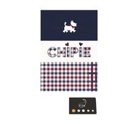 Lote de cuaderno de texto de chipie Hamelin + 1 índice adhesivo Blumie (azulejos)