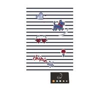 Lote de cuaderno de texto de chipie Hamelin + 1 índice adhesivo Blumie (marinera)