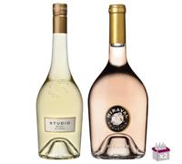 Lote de descubrimiento Miraval 2x75Cl- 1 Studio Miraval 2021 Blanco 75Cl 13% & 1 Côtes de Provence Rosé 2021 75Cl 13%