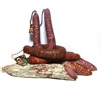 Lote de Embutido: Chorizo en Sarta Rojo 450 gr, Chorizo en Sarta Blanco 450 gr, Chorizo Sarta Picante 450 gr, Lomo Embuchado 1 Kg, Chorizo Ibérico 1 Kg, Salchichón Ibérico 1 Kg,