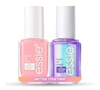 Lote de Essie Good as New Perfeccionador de Uñas en 1 Semana + Essie Tratamiento Endurecedor de Uñas Hard to Resist, con Tecnología Nail Bonding, Violeta, 13.5 mL