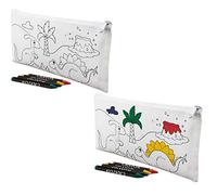 Lote de Estuches Infantiles para Colorear con 5 Ceras Cada uno. Regalos para cumpleaños niños. Detalles Infantiles para colegios, guarderías. (30)